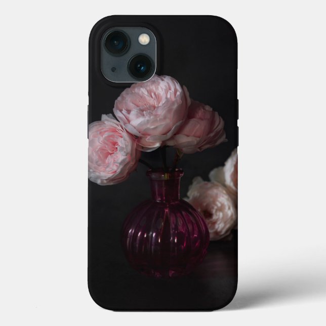 Flowers | Pale Pink Peonies in Vase Case-Mate iPhone Case (Back)