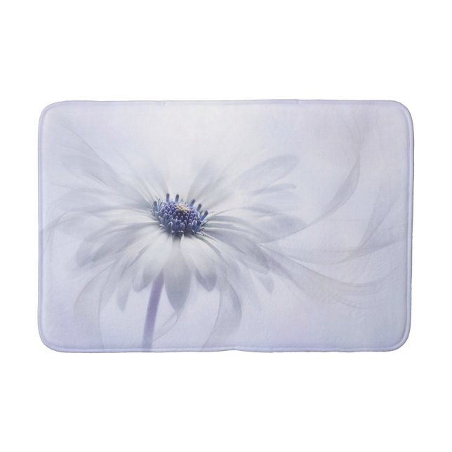 Flowers | Pale Purple Flower Bath Mat (Front)