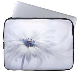 Flowers   Pale Purple Flower Laptop Sleeve