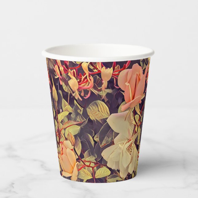 Flowers Paper Cups (Front)