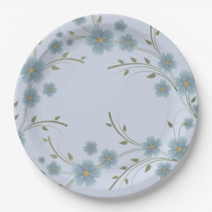 Flowers Paper Plate