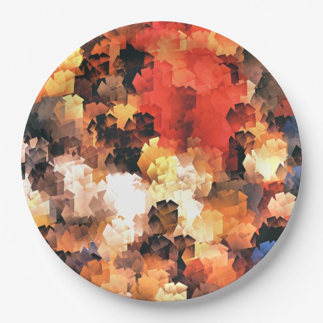 FLOWERS PAPER PLATE (Front)