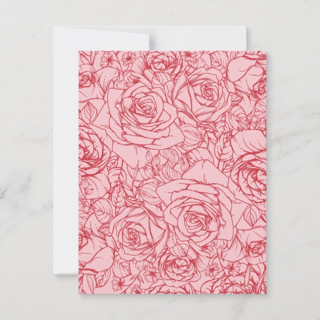 Flowers Pattern 14 Card (Front)