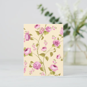 Flowers Pattern 16 Postcard