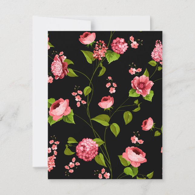 Flowers Pattern 18 Card (Front)