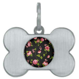 Flowers Pattern 18 Pet ID Tag