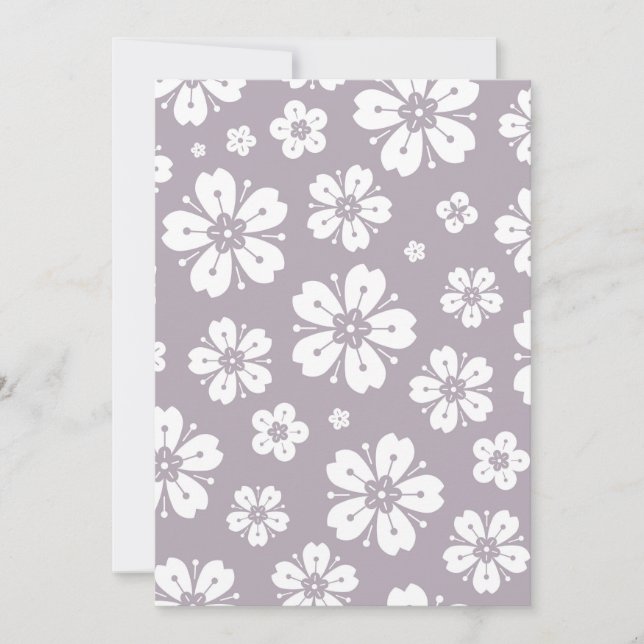 Flowers Pattern 2 Announcement (Front)