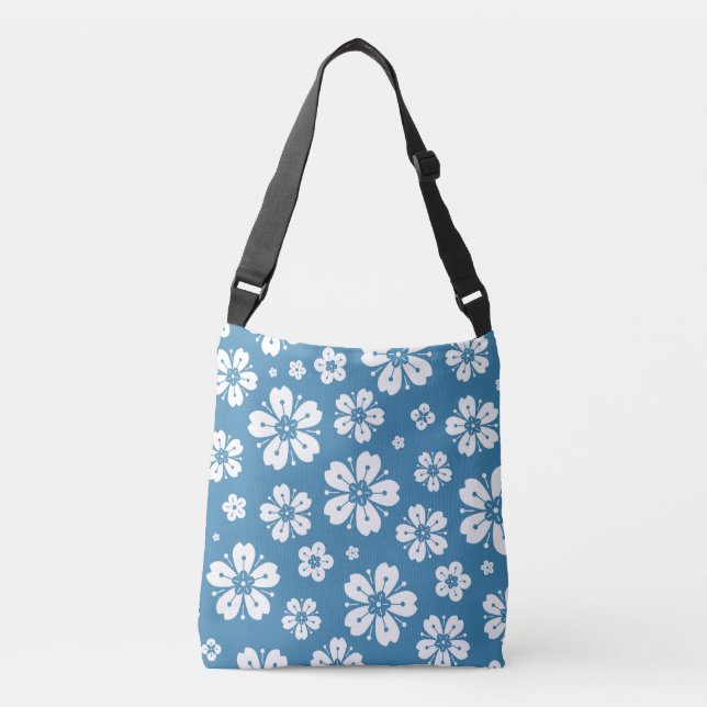 Flowers Pattern 5 Crossbody Bag (Front)