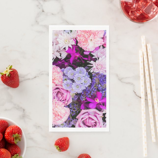 Flowers Pattern 8 Napkin (Insitu)