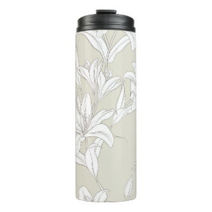 Flowers Pattern 9 Thermal Tumbler