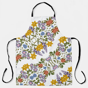 Flowers Pattern Apron