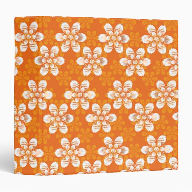 Flowers Pattern Binder (Front/Spine)