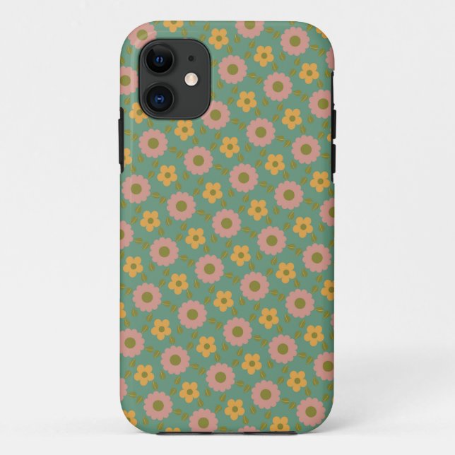 flowers pattern Case-Mate iPhone case (Back)