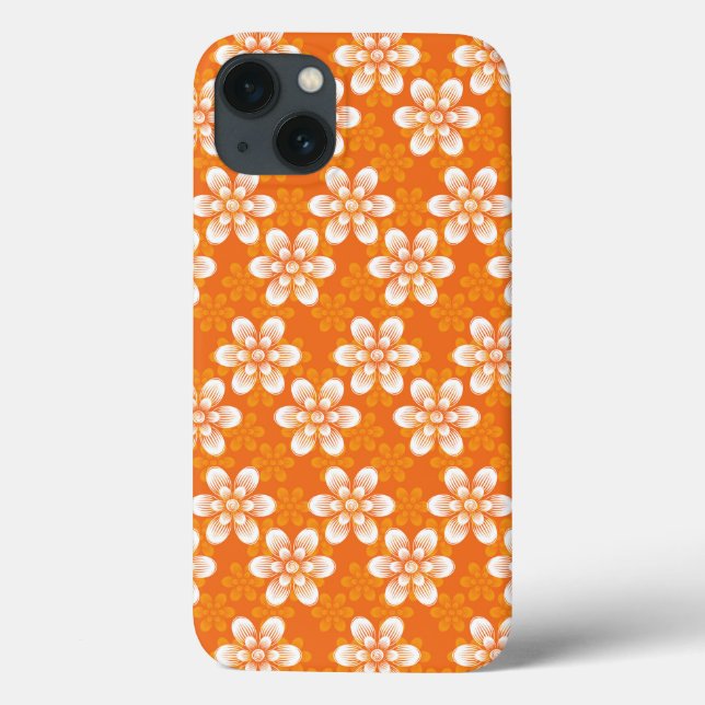 Flowers Pattern Case-Mate iPhone Case (Back)