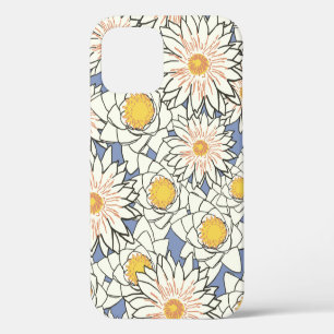 Flowers pattern lotus lily iPhone 12 case