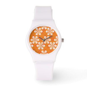 Flowers Pattern Watch