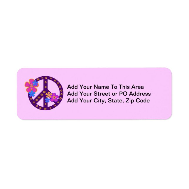 Flowers Peace Symbol T-shirts and Gifts (Front)