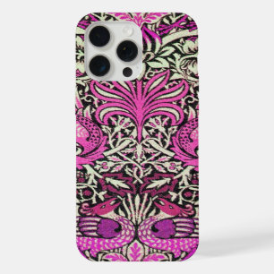 FLOWERS,PEACOCKS AND DRAGONS iPhone 15 PRO MAX CASE