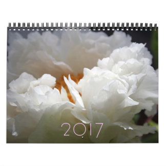 Flowers Peony customizable Year Calendar