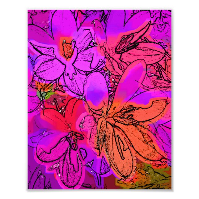 FLOWERS PHOTO PRINT (Front)