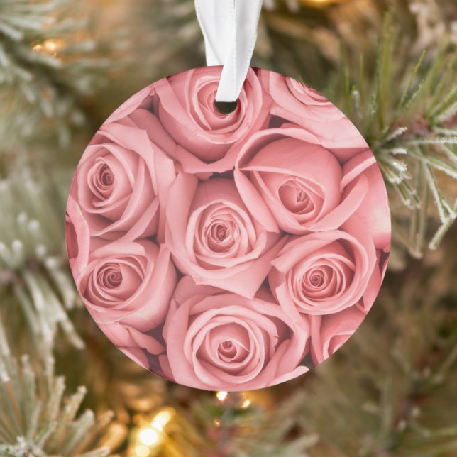 Flowers | Pink Roses Ornament (Tree)