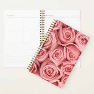 Flowers Pink Roses Planner