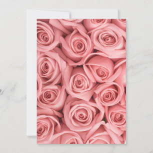 Flowers   Pink Roses Thank You Card