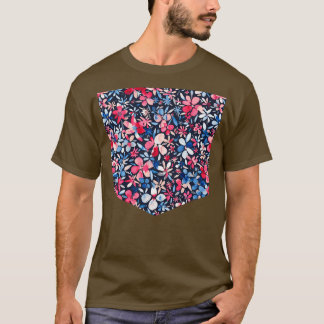 Flowers Pocket T-Shirt