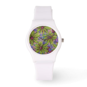 Flowers Polkadot Centres Watch