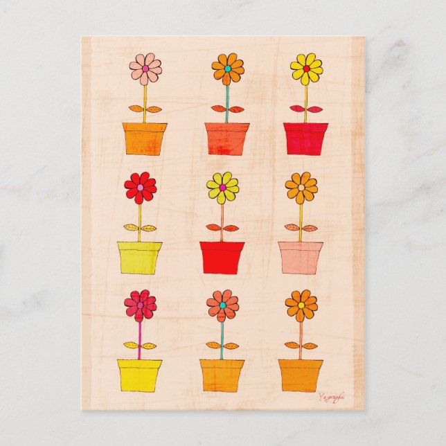 Flowers Postcard (Front)