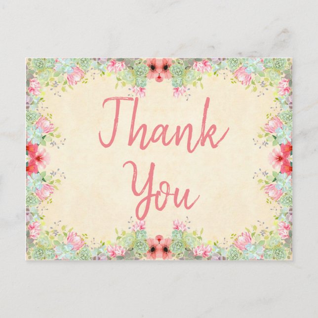Flowers Postcard (Front)