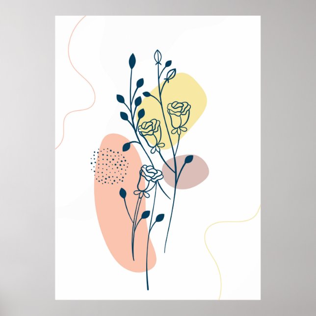   Flowers poster layout (Front)
