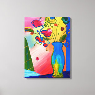 Flowers Premium Wrapped Canvas (Gloss)