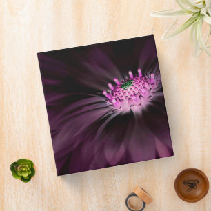 Flowers Purple Daisy Binder