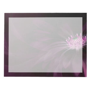 Flowers   Purple Daisy Notepad