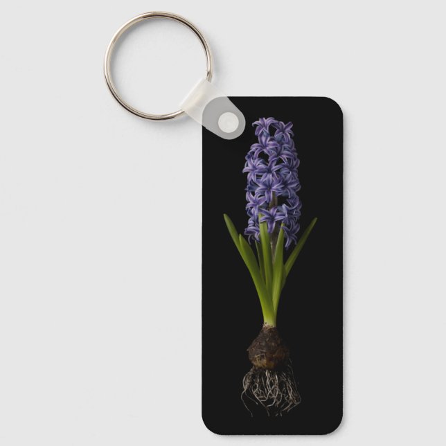 Flowers | Purple Hyacinth Bulb Keychain (Front)