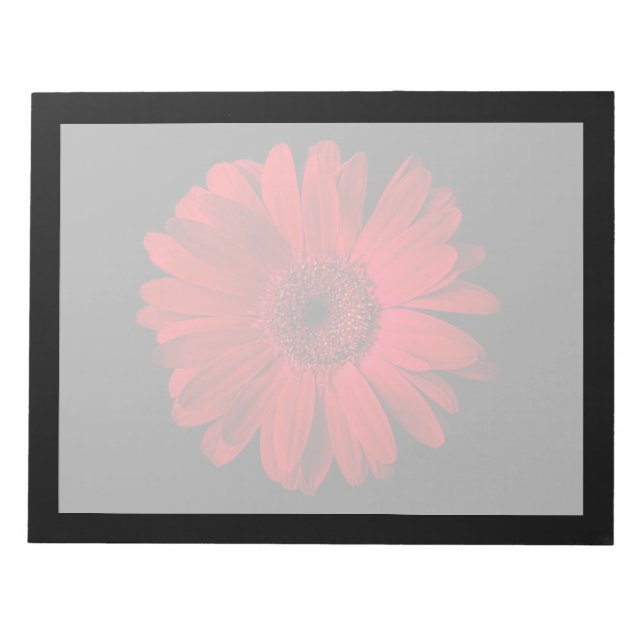 Flowers | Red Gerbera Daisy Notepad (Front)