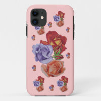 flowers red roses and rose buds floral art