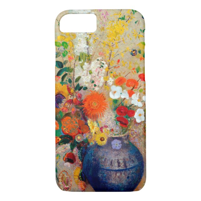 Flowers, Redon Case-Mate iPhone Case (Back)