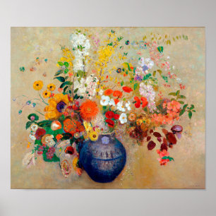 Flowers, Redon Poster