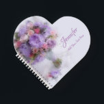 Flowers Roses Elegant Oil Painting Modern Template Notebook<br><div class="desc">Modern Template Elegant Oil Painting Flowers Roses Heart Spiral Notebook.</div>