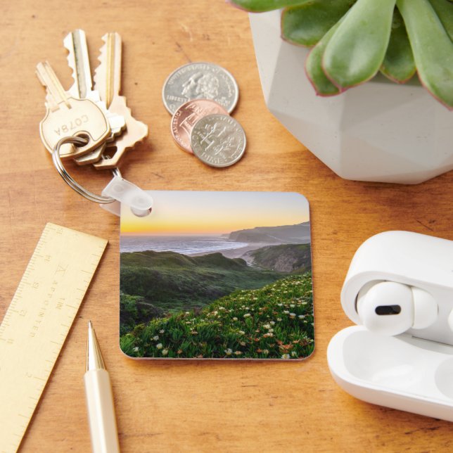 Flowers | Santa Cruz California Keychain (Desk)