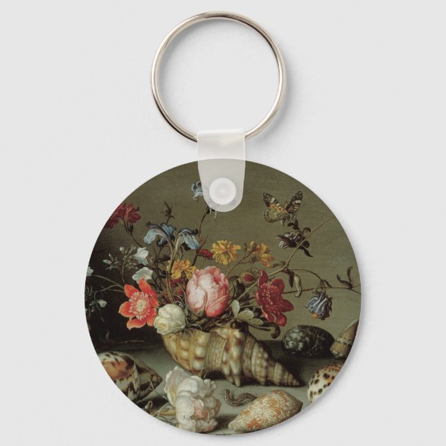 Flowers, Shells and Insects Balthasar van der Ast Keychain (Front)