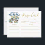Flower's Shop Bridal Shower Recipe Card<br><div class="desc">Flower's Shop Bridal Shower Recipe Card</div>
