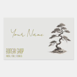 Flowers shop Business card Sticker