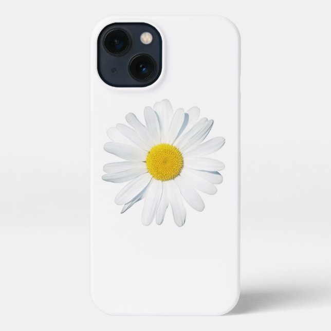 Flowers | Single Daisy iPhone Case (Back)