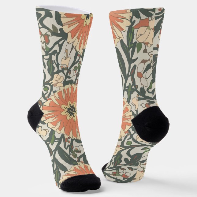 Flowers Socks (Angled)