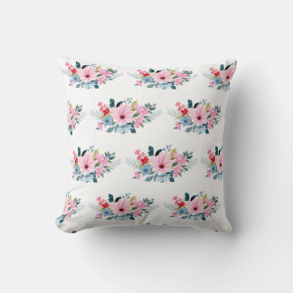 Flowers speak the language of love throw pillow