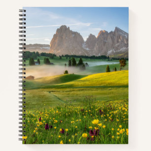 Flowers Spring Alpe di Siusi Langkofel Notebook