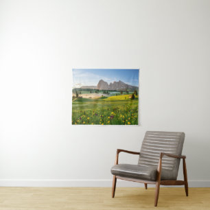 Flowers   Spring Alpe di Siusi Langkofel Tapestry